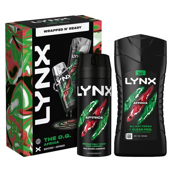 Lynx Body Spray Duo Gift Set - Africa